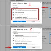 آموزش حذف داده های وبگردی با میانبر کیبورد در مایکروسافت اج