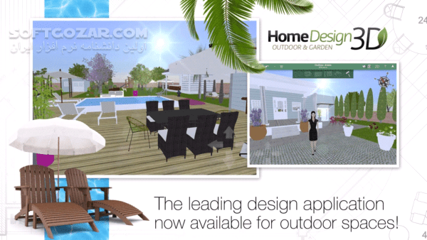 دانلود Home Design 3D Outdoor/Garden 4.1.2 Full for Android +4.0 - دانلود کامل‌ترین برنامه برای طراحی فضای بیرونی ساختمان، فضای سبز و باغ برای اندروید - سافت گذر