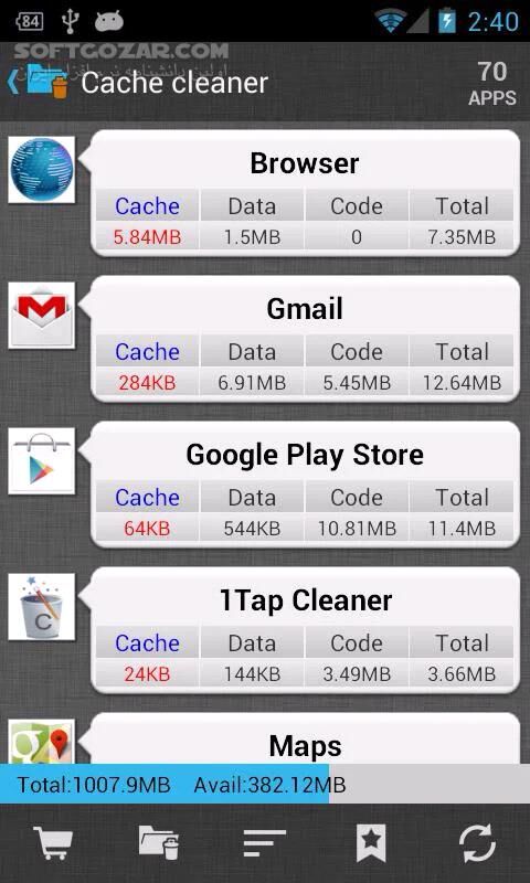 دانلود 1Tap Cleaner Pro 4.52 for Android +4.1 - دانلود پاکسازی با یک کلیک برای اندروید - سافت گذر