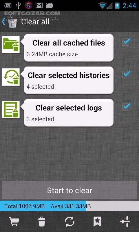دانلود 1Tap Cleaner Pro 4.52 for Android +4.1 - دانلود پاکسازی با یک کلیک برای اندروید - سافت گذر
