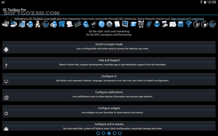 دانلود 3C Toolbox Pro 3.1.4e For Android +6.0 - دانلود مدیریت اندروید برای اندروید - سافت گذر