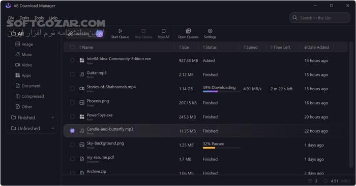 دانلود AB Download Manager 1.7.1 - دانلود مدیریت دانلود - سافت گذر