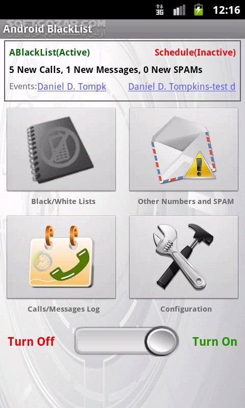 دانلود ABlackList 2.99 for Android - دانلود لیست سیاه تماس و پیام برای اندروید - سافت گذر