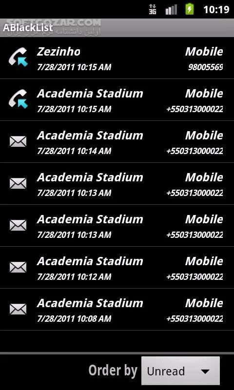 دانلود ABlackList 2.99 for Android - دانلود لیست سیاه تماس و پیام برای اندروید - سافت گذر