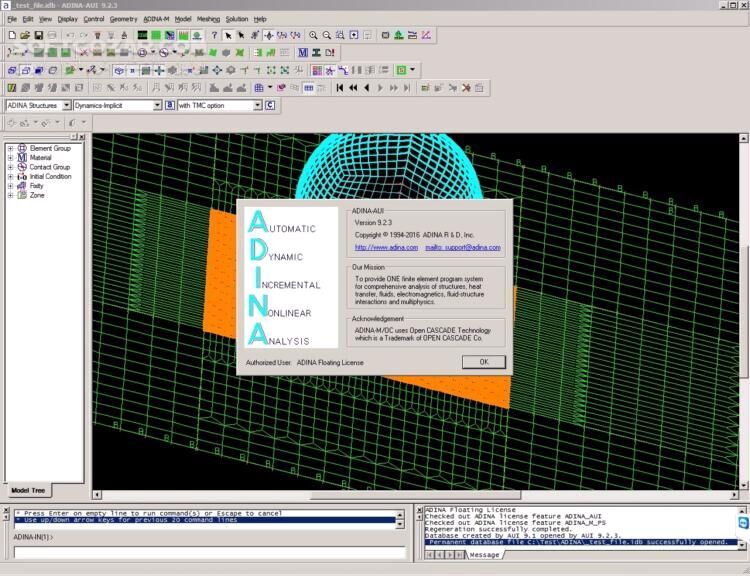 دانلود ADINA System 9.7.2 Win/Linux - دانلود ادینا نرم افزار شبیه سازی جامع مهندسی - سافت گذر