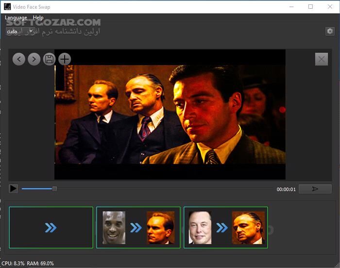 دانلود AI Video FaceSwap 1.1.0 - دانلود تعویض چهره با هوش مصنوعی در ویدئوها - سافت گذر