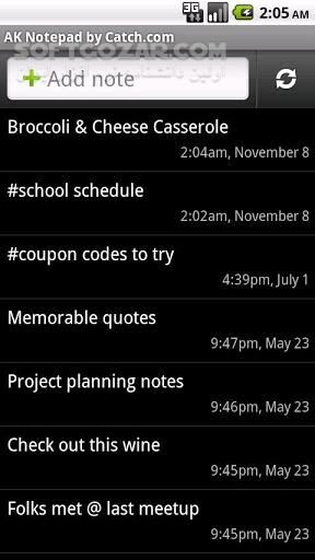 دانلود AK Notepad 2.4.6 for Android - دانلود دفترچه یادداشت برای اندروید - سافت گذر