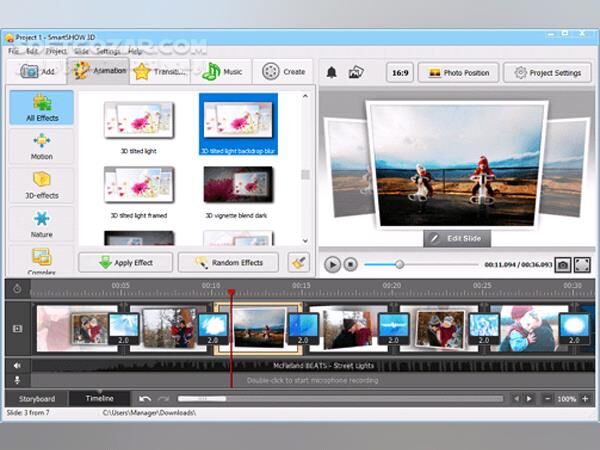 دانلود AMS SmartSHOW 3D 26.0 - دانلود ساخت اسلایدشو و کلیپ‌های ویدئویی سه‌بعدی - سافت گذر