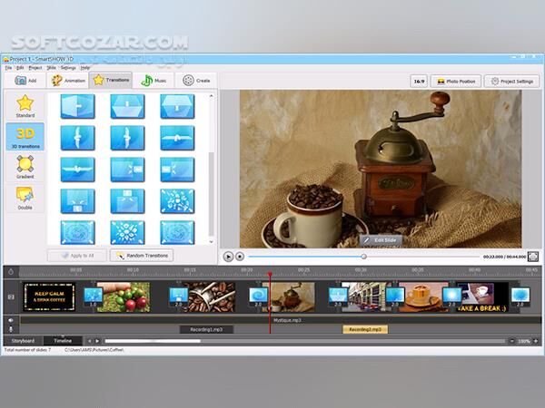 دانلود AMS SmartSHOW 3D 26.0 - دانلود ساخت اسلایدشو و کلیپ‌های ویدئویی سه‌بعدی - سافت گذر