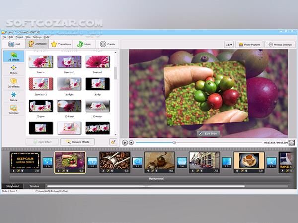 دانلود AMS SmartSHOW 3D 26.0 - دانلود ساخت اسلایدشو و کلیپ‌های ویدئویی سه‌بعدی - سافت گذر