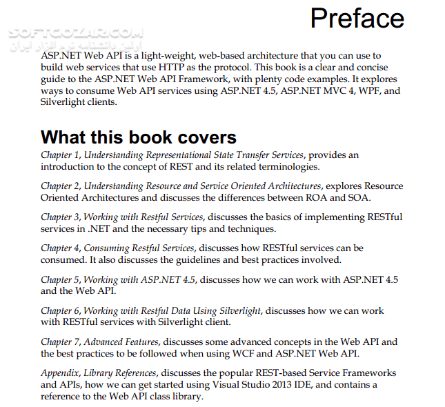 دانلود ASP.NET Web API - دانلود کتاب آموزش ASP.NET - سافت گذر