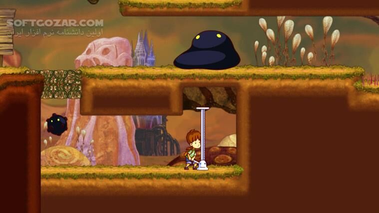 دانلود A Boy and His Blob - دانلود بازی پسرک و توده‌ی ژله‌ای - سافت گذر