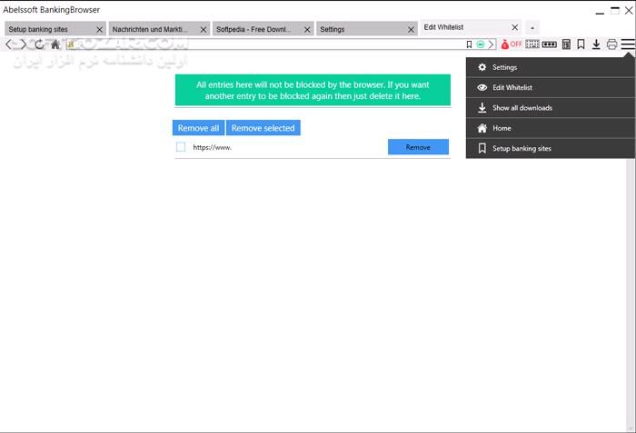 دانلود Abelssoft BankingBrowser 2026 v8.0.61129 - دانلود مرورگر امن برای امور بانکی - سافت گذر