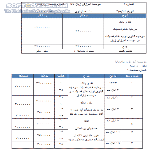 دانلود اصول حسابداری - دانلود کتاب آموزش اصول حسابداری - سافت گذر