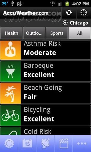 دانلود AccuWeather 21.1.2 For Android +4.1 - دانلود وضعیت آب و هوا برای اندروید - سافت گذر