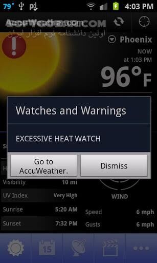 دانلود AccuWeather 21.1.2 For Android +4.1 - دانلود وضعیت آب و هوا برای اندروید - سافت گذر