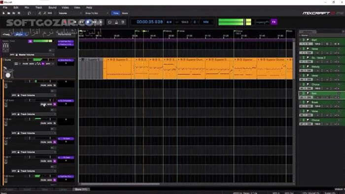 دانلود Acoustica Mixcraft 10.6 Recording Studio Build 636 - دانلود استودیوی مجازی - سافت گذر