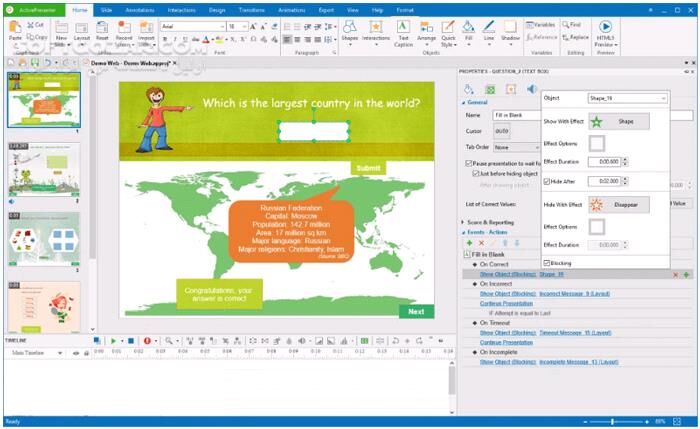 دانلود ActivePresenter Professional Edition 10.1.0 - دانلود ساخت فیلم آموزشی - سافت گذر