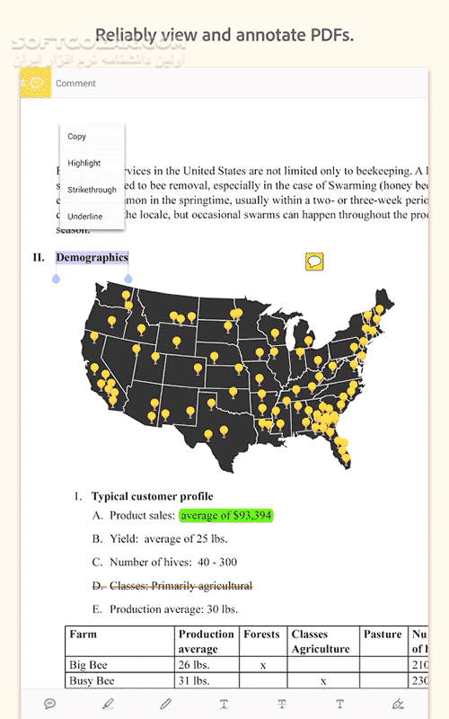 دانلود Adobe Acrobat Reader 25.9.1.41499 for Android +9.0 - دانلود نمایش پی دی اف ادوب آکروبات برای اندروید - سافت گذر