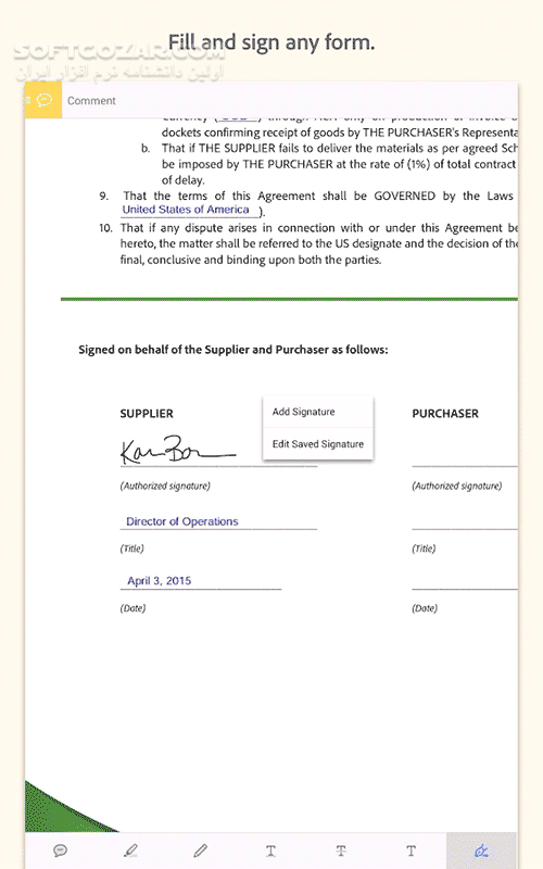 دانلود Adobe Acrobat Reader 25.9.1.41499 for Android +9.0 - دانلود نمایش پی دی اف ادوب آکروبات برای اندروید - سافت گذر