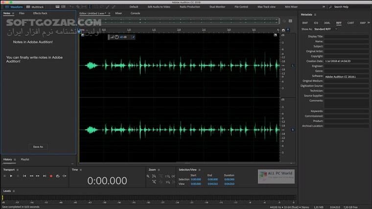 دانلود Adobe Audition 2025 25.6 / 2024 / 2023 / 2022 / 2021 / 2020 / macOS - دانلود ادوب ادیشن - سافت گذر
