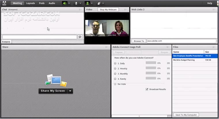دانلود Adobe Connect Client 2024.4.729 + Enterprise 11.0.0 - دانلود وب کنفرانس و کلاس اینترنتی ادوب کانکت - سافت گذر