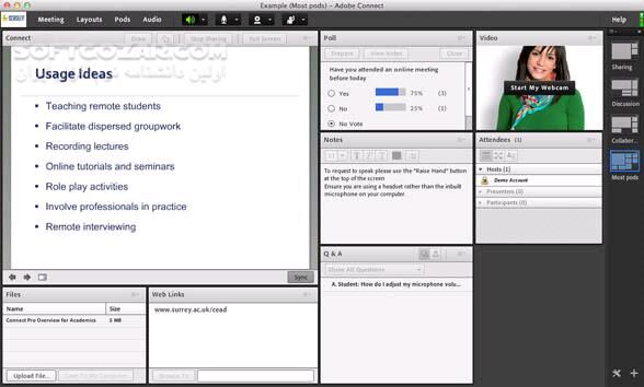 دانلود Adobe Connect Client 2024.4.729 + Enterprise 11.0.0 - دانلود وب کنفرانس و کلاس اینترنتی ادوب کانکت - سافت گذر