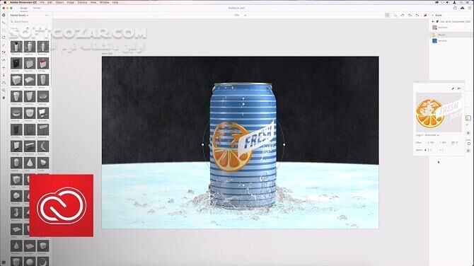 دانلود Adobe Dimension 4.1.6 / 2019 / macOS - دانلود ادوب دایمنشن - سافت گذر