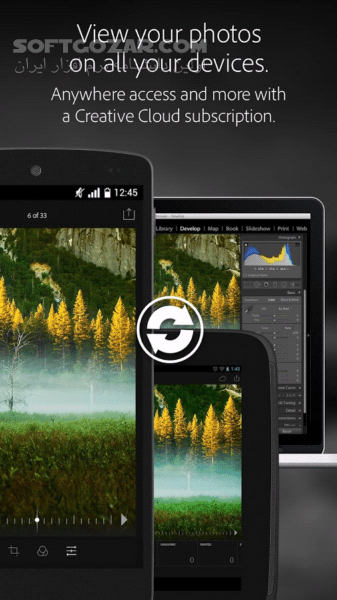 دانلود AdobePhotoshop Lightroom 10.3.2 for Android +4.1 - دانلود فتوشاپ لایت روم برای اندروید - سافت گذر