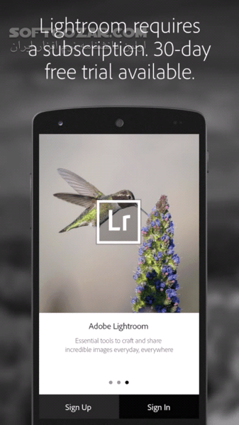 دانلود AdobePhotoshop Lightroom 10.3.2 for Android +4.1 - دانلود فتوشاپ لایت روم برای اندروید - سافت گذر