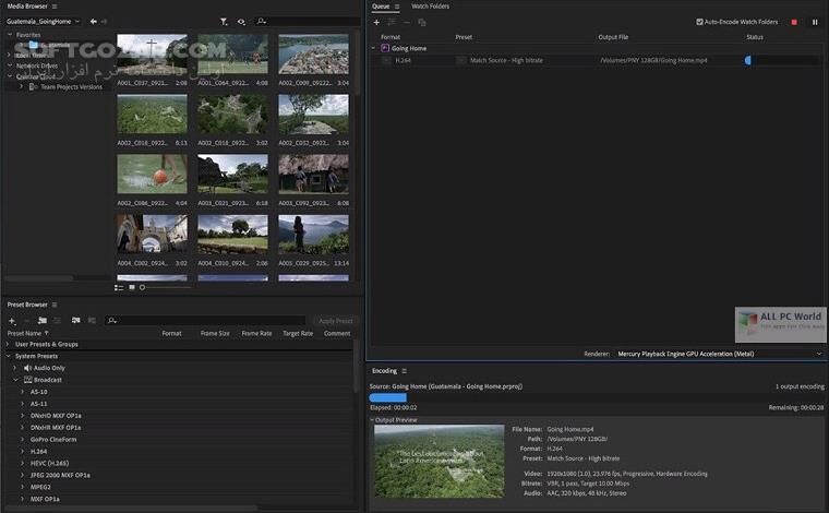 دانلود Adobe Media Encoder 2025 25.6 / 2024 / 2023 / 2022 / 2021 / 2020 / macOS - دانلود ادوب مدیا انکودر - سافت گذر