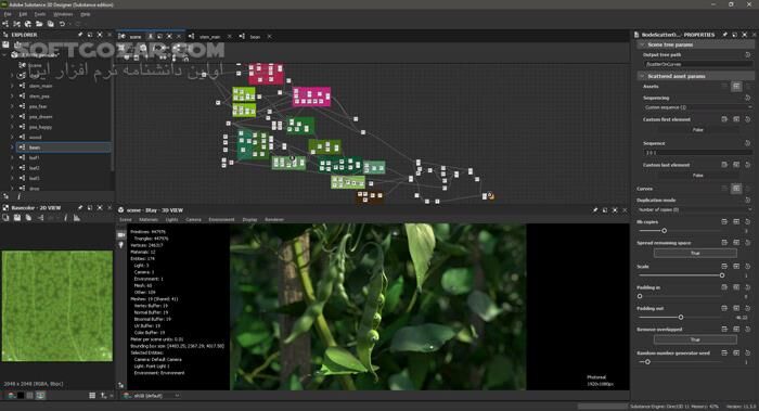 دانلود Adobe Substance 3D Designer 15.0.3 - دانلود ساخت تکسچر - سافت گذر