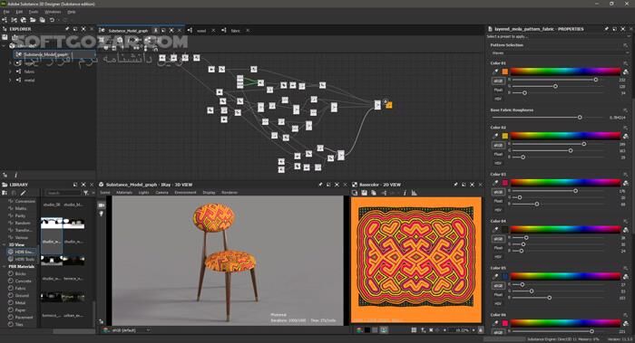 دانلود Adobe Substance 3D Designer 15.0.3 - دانلود ساخت تکسچر - سافت گذر