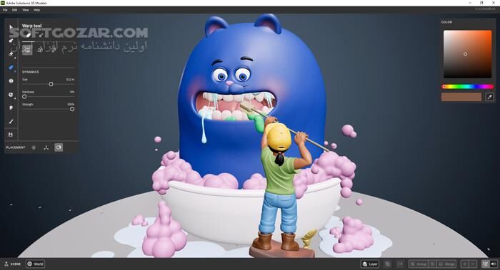 دانلود Adobe Substance 3D Modeler 1.22.4 - دانلود مدلسازی سه بعدی - سافت گذر