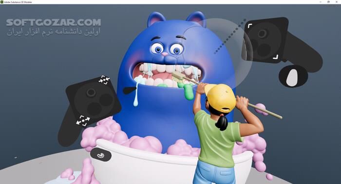 دانلود Adobe Substance 3D Modeler 1.22.4 - دانلود مدلسازی سه بعدی - سافت گذر