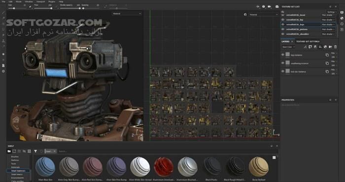 دانلود Adobe Substance 3D Painter 11.1.0 - دانلود نقاشی سه بعدی - سافت گذر