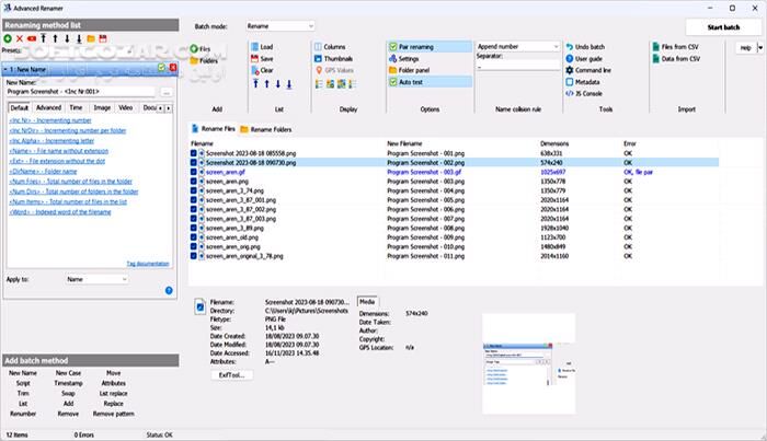 دانلود Advanced Renamer 4.19 Commercial Final - دانلود تغییر نام دسته ای فایل ها - سافت گذر