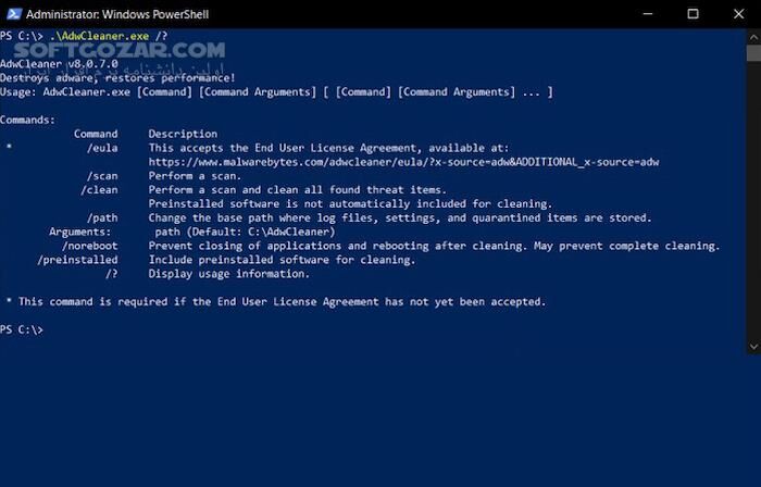دانلود AdwCleaner 8.6.0.613 Final - دانلود حذف تبلیغات - سافت گذر