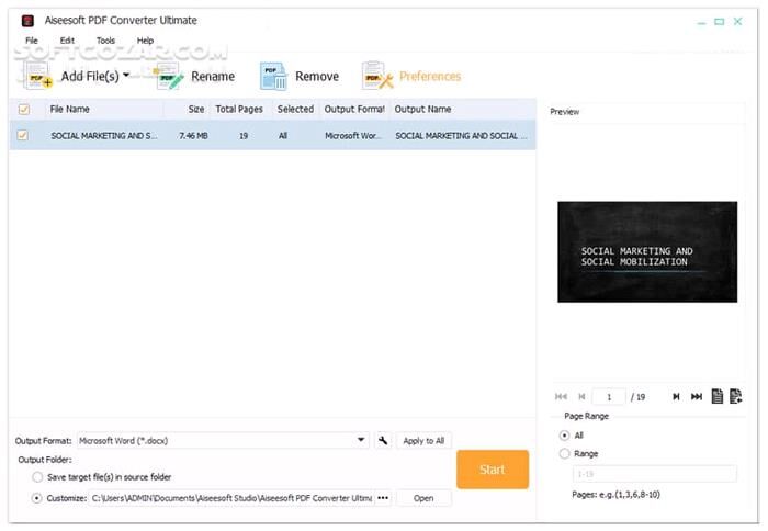 دانلود Aiseesoft PDF Converter Ultimate 3.3.62 - دانلود تبدیل فرمت فایل های پی دی اف - سافت گذر