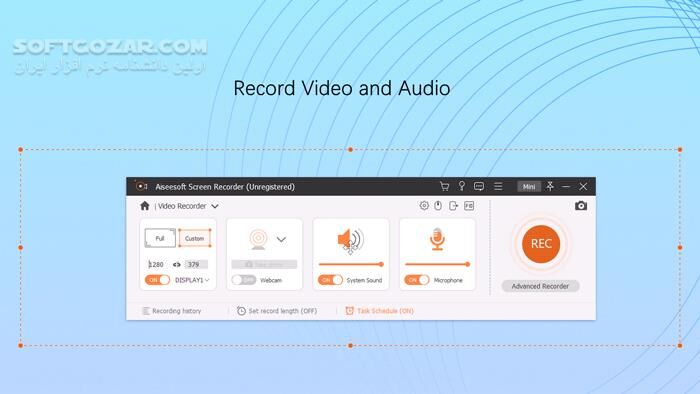 دانلود Aiseesoft Screen Recorder 3.1.36 - دانلود ضبط صفحه نمایش - سافت گذر