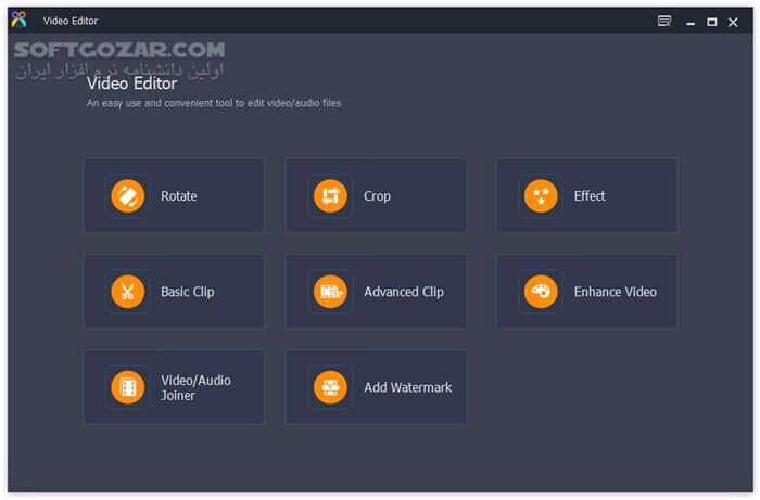 دانلود Aiseesoft Video Editor 1.0.30 - دانلود ویرایشگر ویدئو - سافت گذر