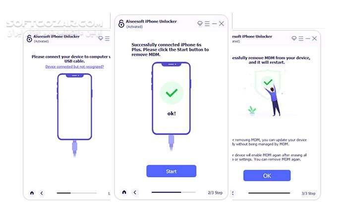 دانلود Aiseesoft iPhone Unlocker 2.1.12 - دانلود باز کردن قفل آیفون، آیپد و آیپاد - سافت گذر