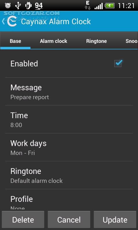 دانلود Caynax Alarm Clock PRO 10.0.4 PRO for Android +4.0 - دانلود زنگ هشدار کینکس برای اندروید - سافت گذر