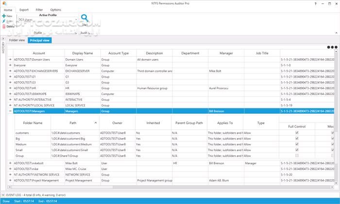 دانلود AlbusBit NTFS Permissions Auditor Pro 25.6.10.0 - دانلود دسترسی فایل - سافت گذر