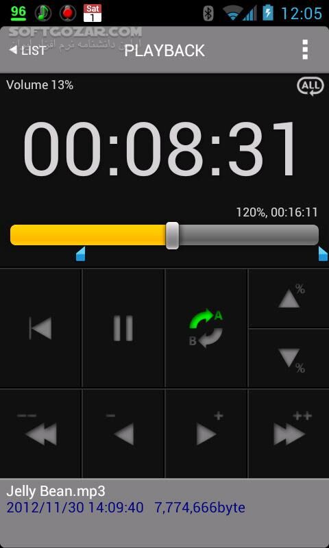 دانلود All That Recorder 3.8.8 for Android +2.2 - دانلود ضبط صوت برای اندروید - سافت گذر