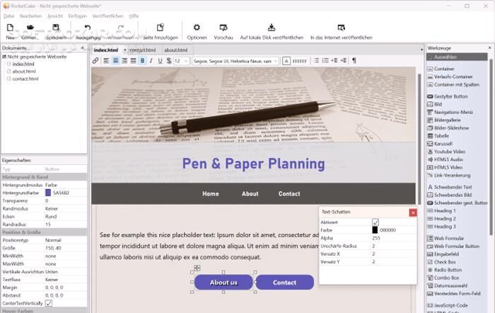 دانلود Ambiera RocketCake Professional 6.4.1 - دانلود طراحی سایت بدون کدنویسی - سافت گذر