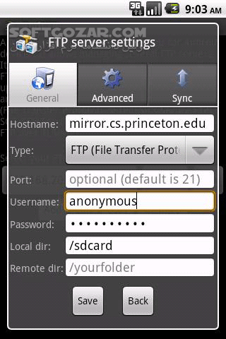 دانلود AndFTP Pro 5.4 for Android +3.0 - دانلود نرم افزار مدیریت اف تی پی برای آندروید برای اندروید - سافت گذر