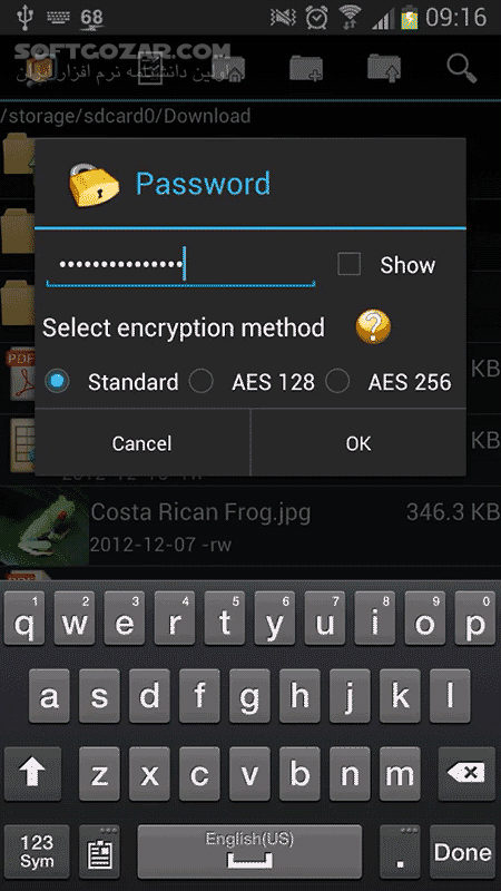 دانلود AndroZip File Manager 4.7.2 for Android +2.2 - دانلود نمایش و فشرده سازی فایلها برای اندروید - سافت گذر