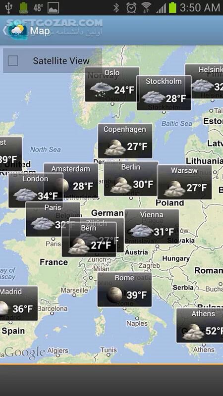دانلود Android Weather & Clock Widget 6.5.2.2 for Android - دانلود آب و هوا برای اندروید - سافت گذر