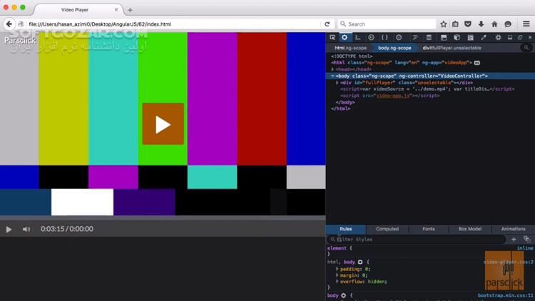 دانلود فیلم‌های آموزش کامل انگولارجی‌اس  AngularJS به زبان فارسی - دانلود آموزش انگولارجی اس - سافت گذر